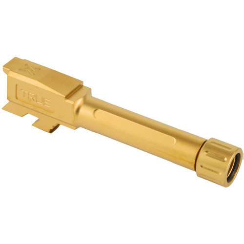 True Precision G43 9mm Gold Barrel with Broach Cut Rifling * Easy Drop-In Design True Precision G43 9mm Gold Barrel with Broach Cut Rifling * Easy Drop-In Design