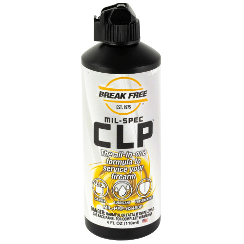 BreakFree CLP 4 oz. Military-Grade Multi-Purpose Gun Oil and Cleaner