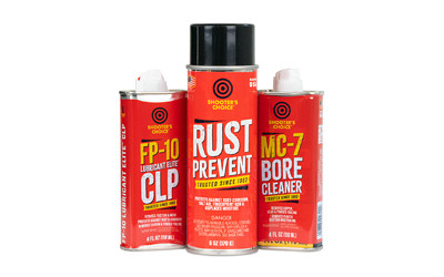 Shooter's Choice Universal Gun Care Pack - Complete Rifle, Handgun, and Shotgun Cleaning Kit