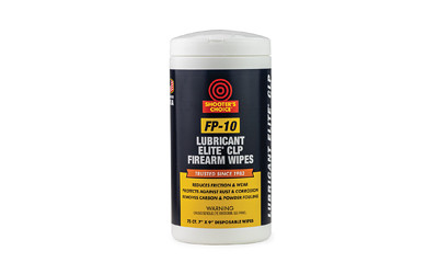 Shooter*s Choice FP-10 CLP Wipes 75 Count * Convenient Cleaning, Lubricating, and Protecting for Firearms