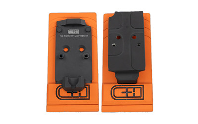 C&H Precision CZ SHDW 2 Mount with ZEV Posts - Model V4, Black