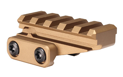 Unity Tactical FAST Accessory Riser FDE * Elevate Optics, Lasers, and Thermals for Improved Aim