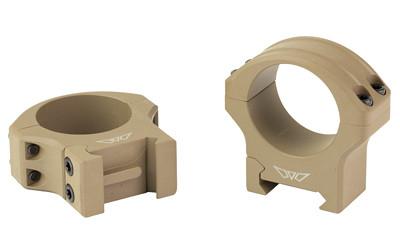 Warne HyperLite 30mm Medium Scope Rings - Flat Dark Earth