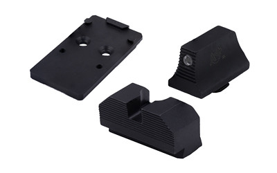 XS Sights Minimalist Optic Plate and Sight Combo for Glock 19 RMR - Black
