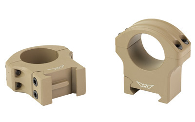 Warne HyperLite 1-Inch High Scope Rings in Flat Dark Earth * Lightweight and Durable Optic Mounts