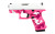 GLOCK 43X 9mm Sub-Compact Striker-Fired Pistol with Pink Commando Finish - Part Number UX4350204FRNPINKSKY