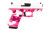 GLOCK 43X 9mm Sub-Compact Striker-Fired Pistol with Pink Commando Finish - Part Number UX4350204FRNPINKSKY