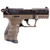 Walther P22 .22 LR Compact Semi-Automatic Pistol with Adjustable Sights in Flat Dark Earth and Black Walther P22 .22 LR Compact Semi-Automatic Pistol with Adjustable Sights in Flat Dark Earth and Black