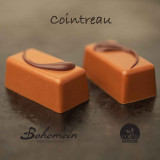 Bohemein Cointreau Ganache. The perfect blend - white chocolate ganache, heightened with Cointreau Liqueur in a Milk chocolate shell