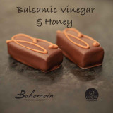 Bohemein Balsamic Vinegar and Honey Ganache. Classic sweet and sour in a new guise - sweet honey gives way to a slightly tart balsamic flavour and to bitter dark chocolate. This is a truly unique but tantalizing taste experience.