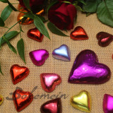 Bohemien Small Hand Foiled Hearts. 