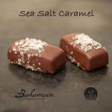 Bohemein Sea Salt Caramel. The Sea salt tempers sweetness and heightens both chocolate and caramel flavours. This chewy French favourite is coated in dark chocolate.