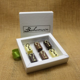 With Bohemein My Own Selection 6 chocolates  Gift Box you can add your personal touch, by making your own selection of 6 pieces from our complete range of chocolates.