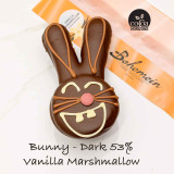 Bohemein Marshmallow Bunny. Cute as button and great addition to Easter hunt.