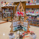 Advent Tree by Bohemein Fresh Chocolates . 
24 Boxes with 2 hand made chocolates in each finished with satin ribbon Advent Tree by Bohemein Fresh Chocolates . 
24 Boxes with 2 hand made chocolates in each finished with satin ribbon