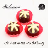 Bohemein Christmas Pudding. - House Made Fruit Mince enveloped in a White Chocolate and Brandy Ganache. Boozy, like any good Christmas Pud should be!- Contains Milk, Alcohol Bohemein Christmas Pudding. - House Made Fruit Mince enveloped in a White Chocolate and Brandy Ganache. Boozy, like any good Christmas Pud should be!- Contains Milk, Alcohol