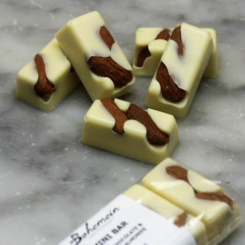Bohemein Almond White Chocolate Mini Bar 