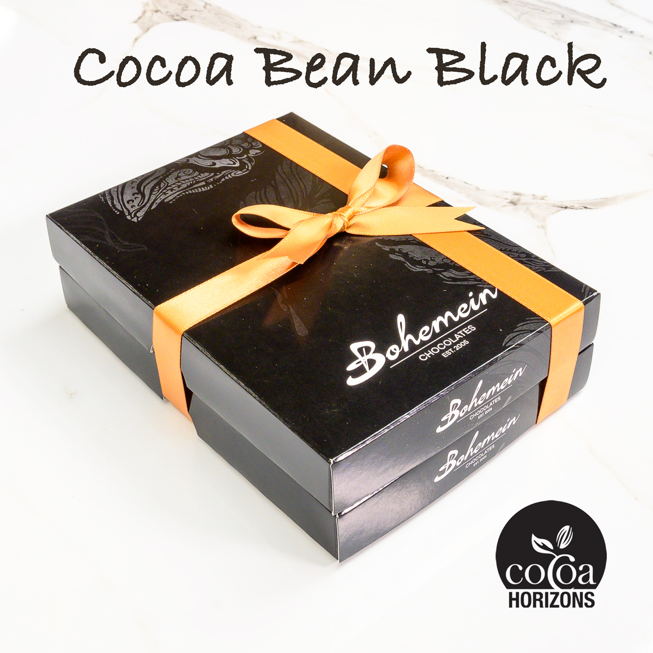 Cocoa Bean Black Lid Pattern