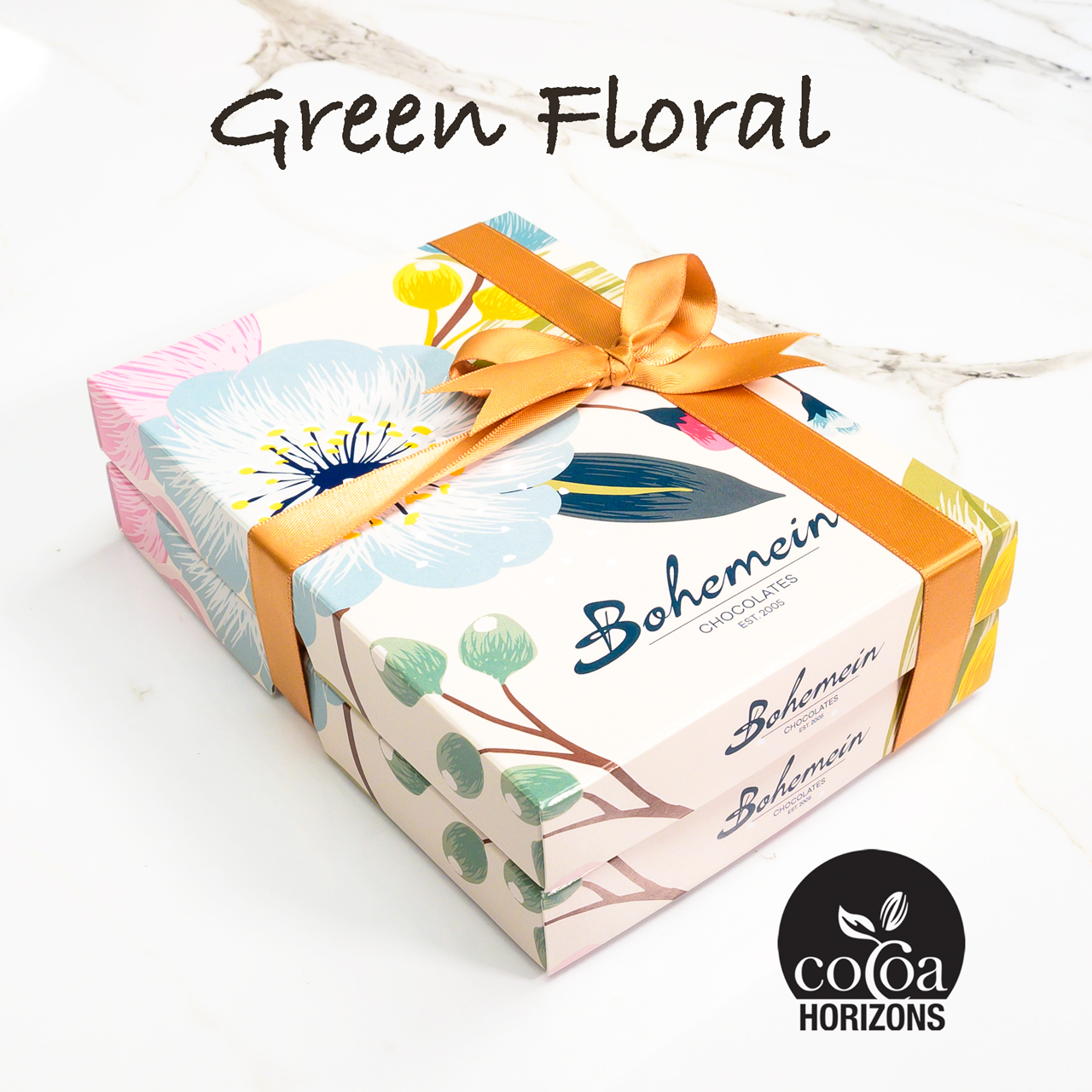 Green Floral Lid Pattern