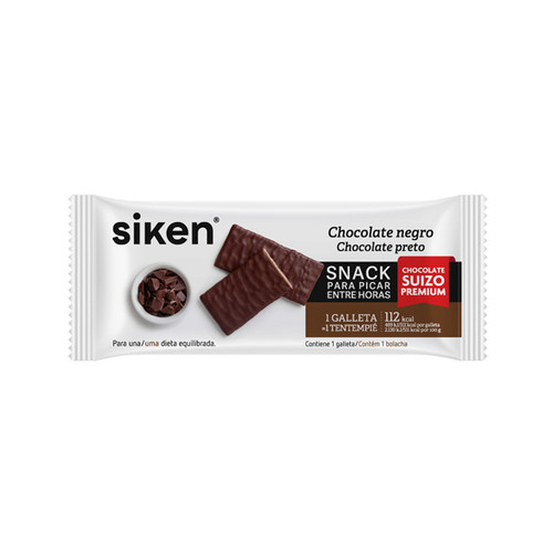 Sikenform snack galleta chocolate negro 22 g