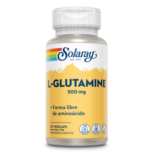 SOLARAY L-GLUTAMINA 500 MG 50 CÁPSULAS