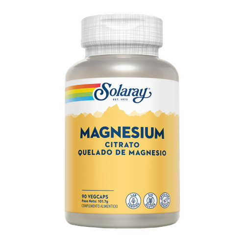 SOLARAY CITRATO DE MAGNESIO 90 CÁPSULAS
