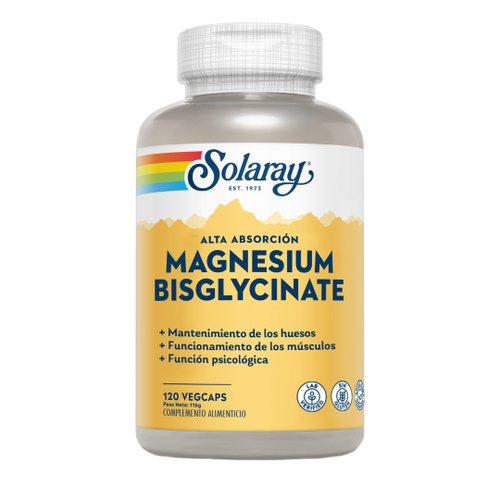 SOLARAY BISGLICINATO DE MAGNESIO 120 CÁPSULAS