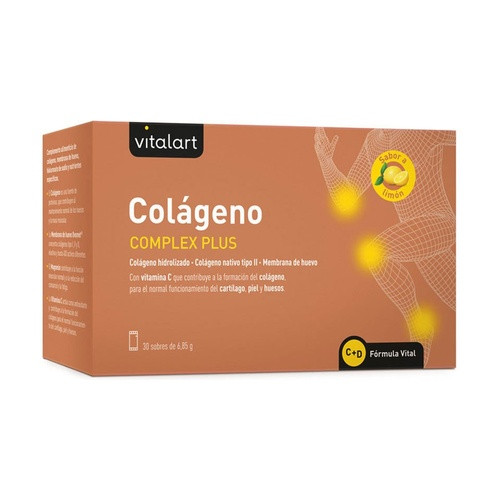 VITALART COLAGENO COMPLEX PLUS 30 SOBRES SABOR LIMÓN