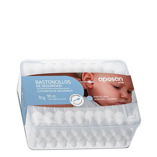 APOSAN BASTONCILLOS DE SEGURIDAD BEBE 50 U