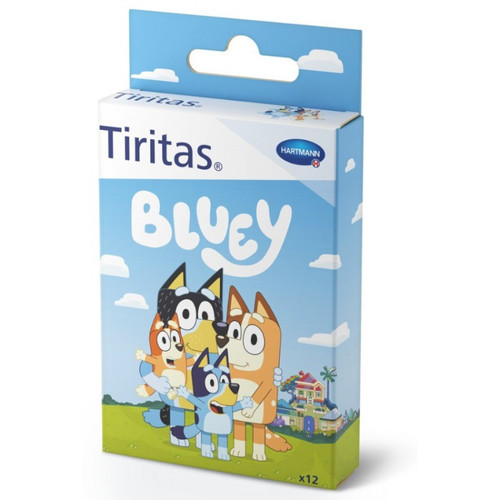 TIRITAS BLUEY APOSITO ADHESIVO 12 U