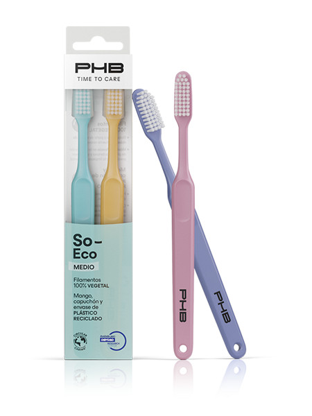 PHB CEPILLO TIME TO CARE SO-ECO MEDIO 2 UNIDADES