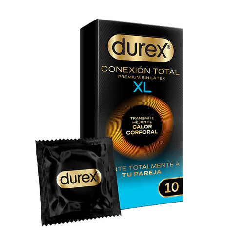 DUREX CONEXIÓN TOTAL XL 10 PRESERVATIVOS