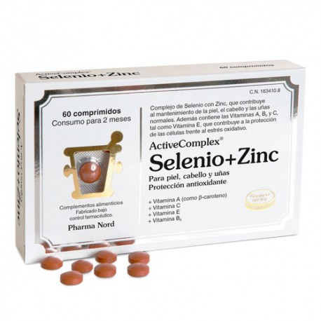 Activecomplex selenio+zinc 60 comprimidos pharma nord