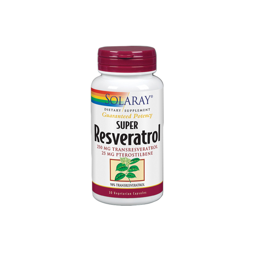 Solaray super resveratrol 30 comp
