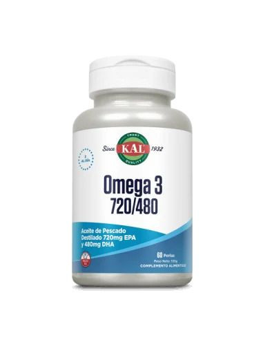 KAL (SOLARAY) OMEGA 3 720/480 60 PERLAS
