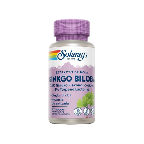 SOLARAY Ginkgo Biloba 60 VegCaps