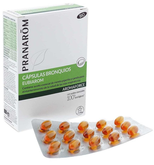 Pranarom aromaforce bronquios – 30 cápsulas