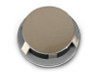 CLOCK WHT DIAL-SILVR BEZEL SML (FACE 100
