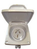 CMS 15AMP PLUG POWER INLET WHITE. JIL15