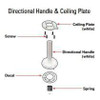 WINEGARD DIRECTIONAL HANDLE KIT WHITE RP-6300