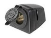 EXTERNAL MOUNT SINGLE 12V SOCKET BLACK