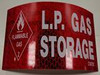 STICKER - LPG STORAGE (Replacing C5670B