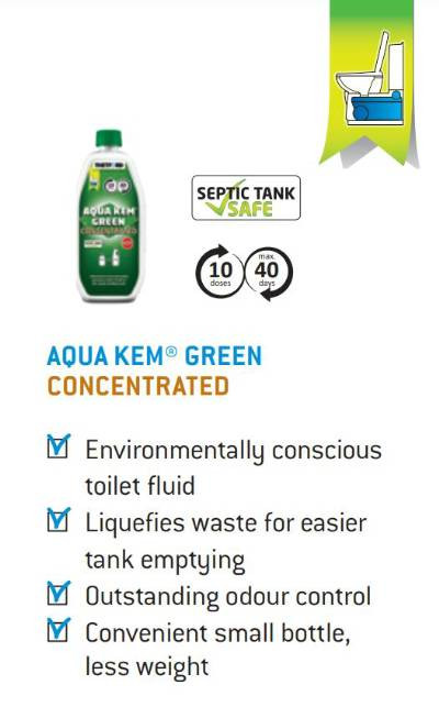 Thetford Aqua Kem GREEN Concentrated 780ml. 30646Z