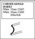 MOULD INSERT CURVED White F1472 300mt