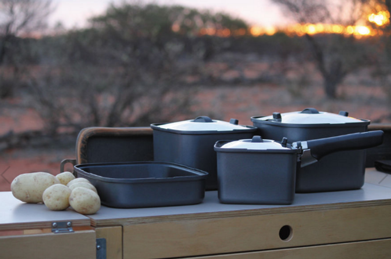 Smartspace stackable pot set 3pc (Fry pan not included)