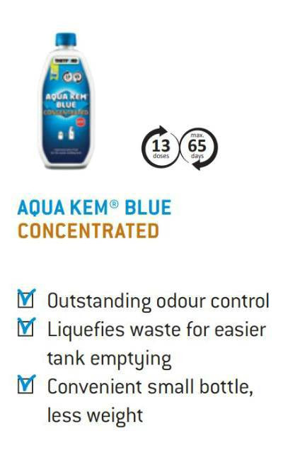 Thetford Aqua Kem BLUE Concentrated 780ml. 30619ZK