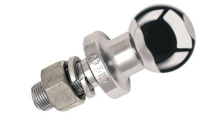 3.5 TON. 50MM CHROME TOW BALL SHANK 7/8