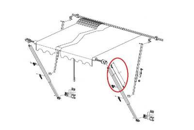 CAREFREE REMOTE LOCK WHITE