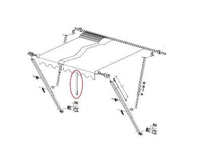 PULL DOWN STRAP FOR CAREFREE FIESTA AWNI