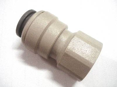 JG FEMALE PLASTIC CONNECTOR FOR 12mm x 3